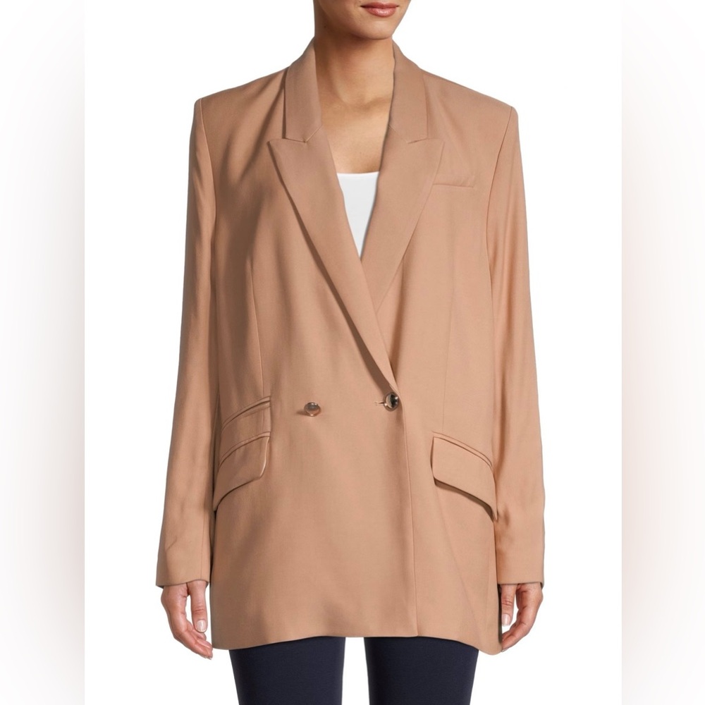 IRO Adelie Double-Breasted Boyfriend-Fit Jacket blazer $500 size FR 34 XS